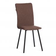 Стул разборный  рогожка коричневый с чёрным 49х50х93 см TC