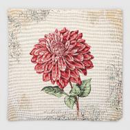 Наволочка  44х44 см кремово-красный (7701-45) EUROTEX