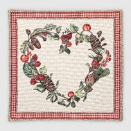 Наволочка  44х44 см кремово-зеленый (7703-45) EUROTEX