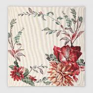 Наволочка  44х44 см кремово-бордовый (7704-45) EUROTEX