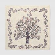 Наволочка  44х44 см кремово-сиреневый (7709-45) EUROTEX