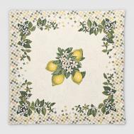 Наволочка  44х44 см кремово-зеленый (7711-45) EUROTEX