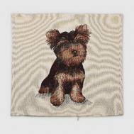 Наволочка  44х44 см кремово-черный (7715-45) EUROTEX