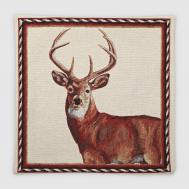 Наволочка  44х44 см кремово-бордовый (7718-45) EUROTEX