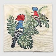 Наволочка  44х44 см кремово-зеленый (7721-45) EUROTEX