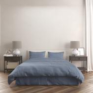 Комплект постельного белья  Ниагара (синий) Семейный/дуэт Belashoff