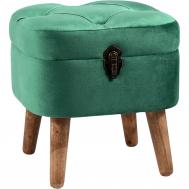 Пуф  с крышкой зелёный 38х35х45 см ГЛАСАР