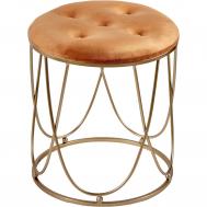 Пуф  оранжевый 40х40х45 см ГЛАСАР