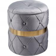 Пуф  с крышкой серый 40х40х45 см ГЛАСАР