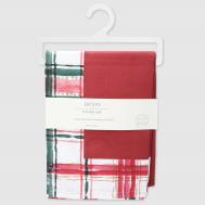 Скатерть  X-mas красная клетка 140х180 см Erteks