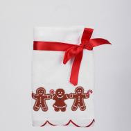 Полотенце  X-mas пряник белый 40х70 см Erteks
