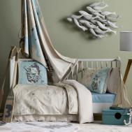 Комплект постельного белья  Тортуга бежевый/голубой  Детский Togas Kids