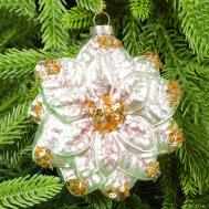 Ёлочная игрушка  цветок 12 см в ассортименте Goodwill