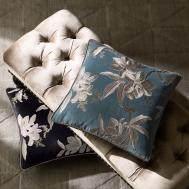 Подушка декоративная  Флорада голубой 45x45 см Togas