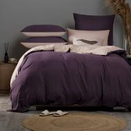 Комплект постельного белья  Юко фиолетовый/розовый двуспальный Sleepix