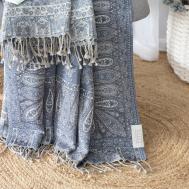 Плед  Аннета серо-голубой 130х170 см Estia