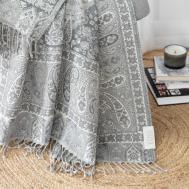 Плед  элда светло-серый 130х170 см Estia