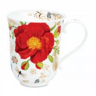 Кружка  Мак винтаж Braemar, костяной фарфор 330 мл Dunoon