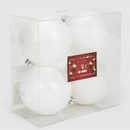 Набор новогодних шаров  D10 см 4 шт Ad trend NY