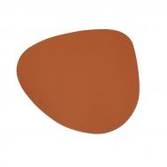 Коврик сервировочный  чёрный с миндальным 44х37 см Fissman