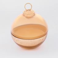 Свеча  декоративная золотая 8х8,5 см Mercury NY