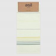 Полотенце кухонное  stripe вафля зеленый 45х70 см Asil