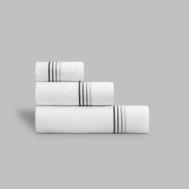 Полотенце  Линари бело-серый 70х140 см Togas