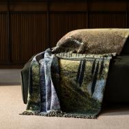 Плед  Фаметта бежевый/синий 135х180 см Togas