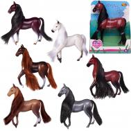 Фигурка  лошадка (PT-01830) в ассортименте 6 цветов Junfa