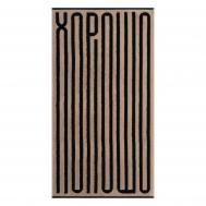 Полотенце  Bene бежево-черный 50х90 см Cleanelly Basic