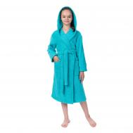 Халат детский  Dinamica бирюза р.42 Cleanelly Basic