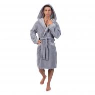 Халат мужской  austero серый р.50 Cleanelly Collection