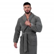 Халат мужской  compassato серый р.56 Cleanelly Perfetto