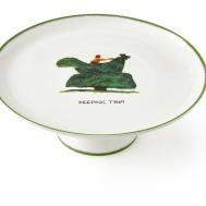 Блюдо для торта на ножке  Кит Кемп Дудлс костяной фарфор 27 см Spode