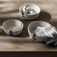 Набор корзин для хранения  Илэйн молочный 3 предмета Togas