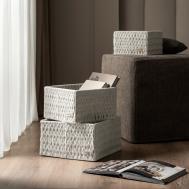 Набор корзин для хранения  Нурия молочный 3 предмета Togas