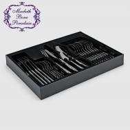 Набор столовых приборов  Black, 24 предмета Macbeth bone porcelain