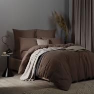 Простыня на резинке  Юко темно-коричневый 120х200+25 см Sleepix