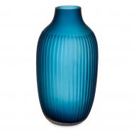 Ваза  Дальян стеклянная  синяя 28 см Decor de table