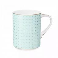 Кружка  Бирюза 400 мл, фарфор костяной Decor de table