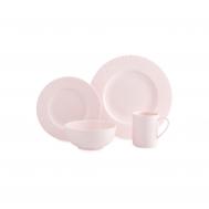 Сервиз чайно-столовый  Рассвет розовый 1 персона 4 предмета Decor de table