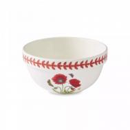 Салатник  Летний луг мак фаянс 18 см Portmeirion