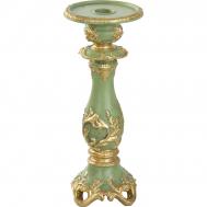 Подсвечник  под старину 10х10х25 см ГЛАСАР