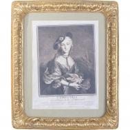 Панно настенное  дама в шляпе 25х3х30 см ГЛАСАР