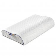 Подушка  Эрго Кул анатомическая белая 58х39х10/12 см MEDSLEEP