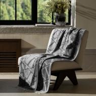 Плед  Ренцо серый/белый 130х180 см, 1пр, Togas