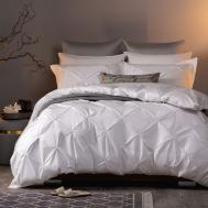 Комплект постельного белья  Маддалена белый Евро Estia