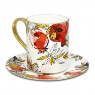 Пара чайная  Гранатовый сад 350 мл Empire