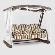 Садовые качели  Солерно 3-местные шоколад Zalger Garden