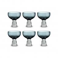 Набор креманок  Fun Classy тёмно-синий 6шт Pozzi Milano 1876